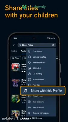 Audible screenshot