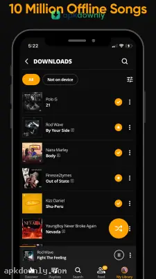 Audiomack screenshot
