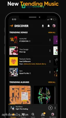 Audiomack screenshot
