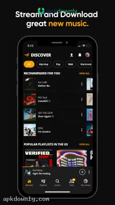 Audiomack screenshot