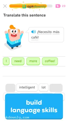 Duolingo screenshot