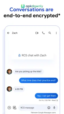 Google Messages screenshot