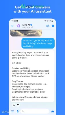 Facebook Messanger screenshot