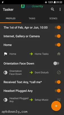 Tasker screenshot