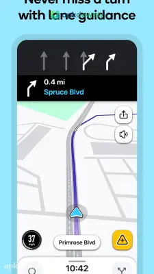 Waze Navigation & Live Traffic screenshot